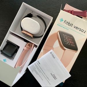Fitbit Versa 2 - Petal/Copper Rose Aluminum